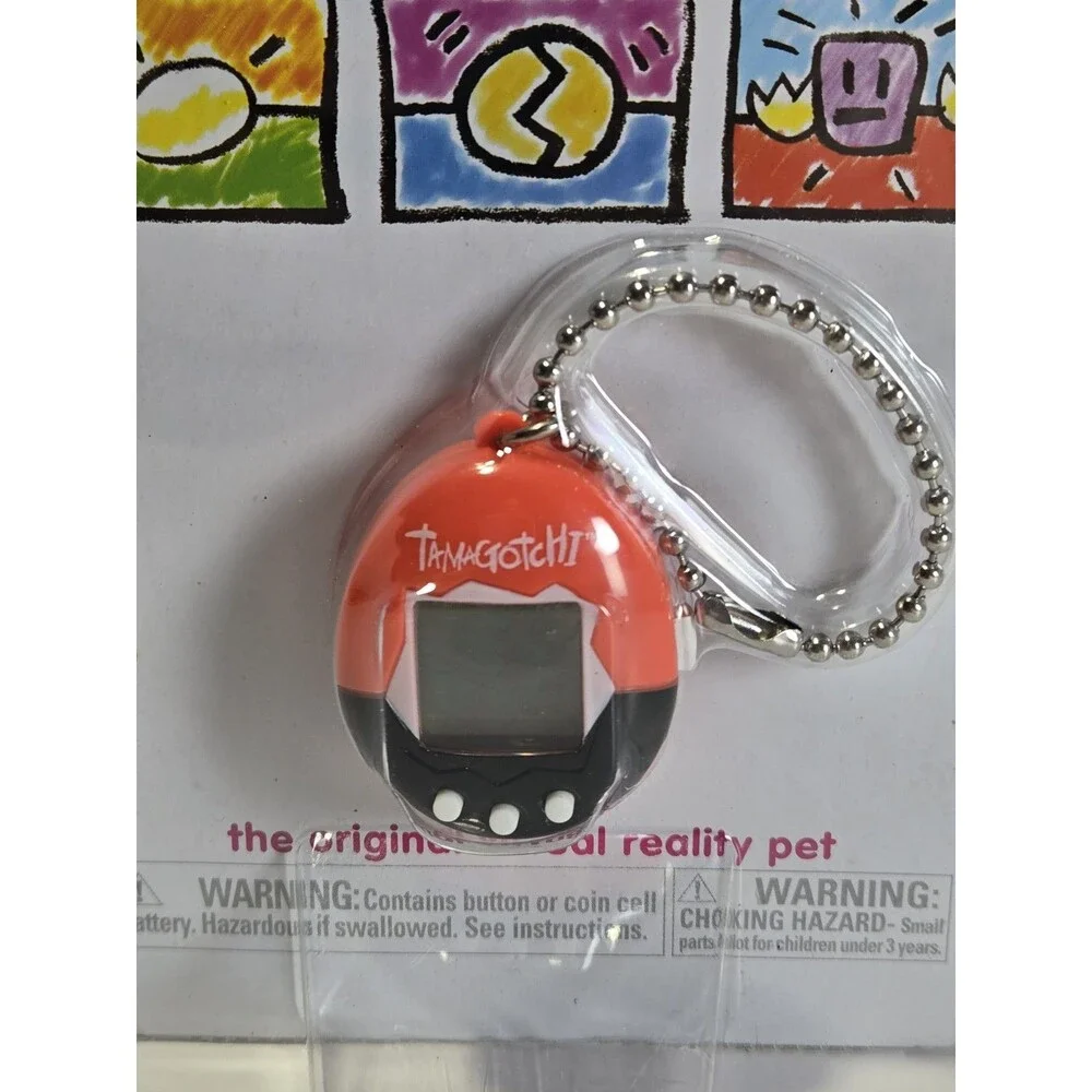 TAMAGOTCHI 20th Anniversary Orange Pink Yellow Mini Virtual Pet Bandai Series 4